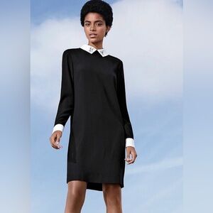 Victoria Beckham Target collared BUNNY DRESS XS BLACK EUC